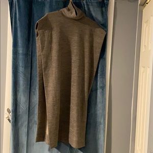 Turtleneck Sweater cape dress